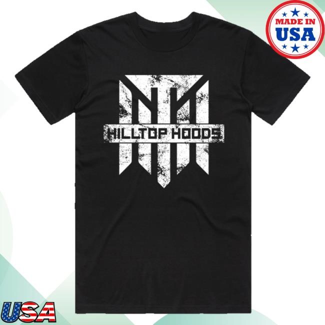 Official Hilltop Hoods Black Distressed Shirt - New Shirt Shop