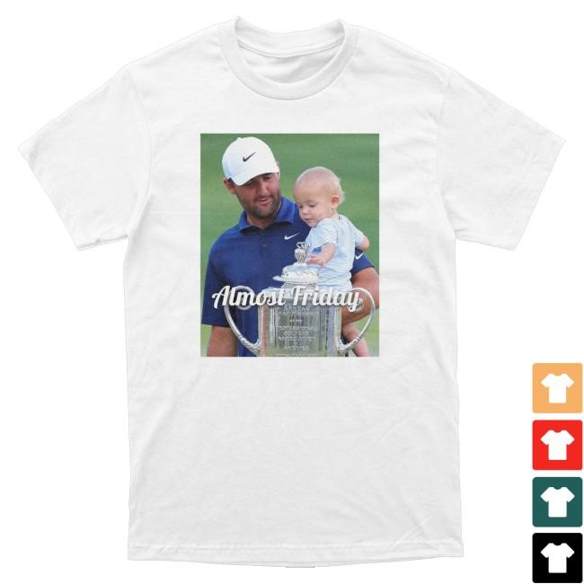 Trending Almost Friday Store Almost Friday Scheffler Pga Trophy Long Sleeve Shirt - New Shirt Shop