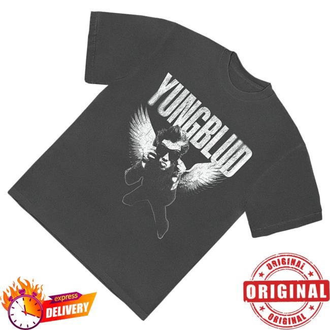 Yungblud Merch Vintage Wash Wings Crewneck Sweatshirt - New Shirt Shop