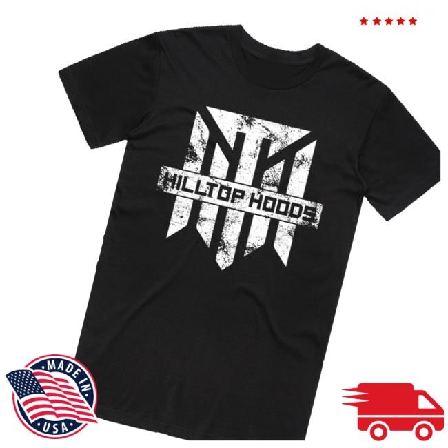 Official Hilltop Hoods Black Distressed Shirt - New Shirt Shop