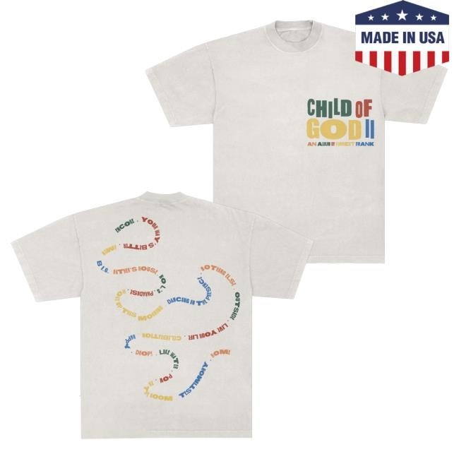 Forrest Frank Merch Child Of God Ii Tracklist Natural Hoodie - New Shirt Shop